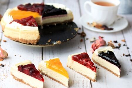 Чизкейк New-York с черникой