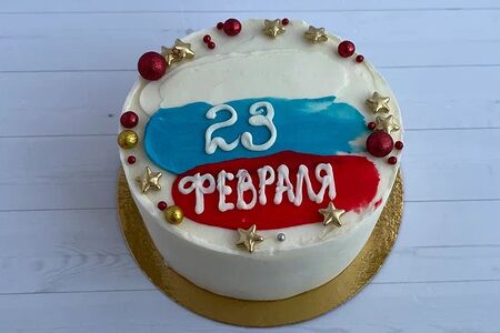 Бенто-торт мужчине на 23 февраля №95