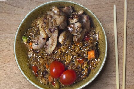 Тяхан Чесночный рис