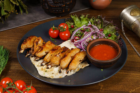 Шашлык из бараньих семечек