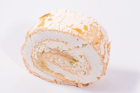 Меренговый рулет лайм