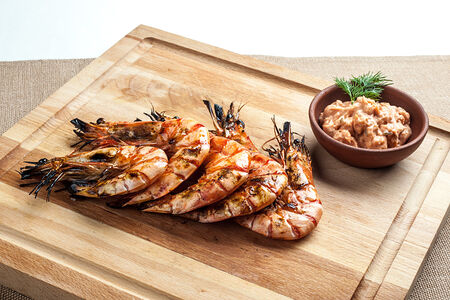 Креветки на гриле