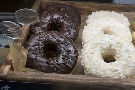 Пончик ванильный