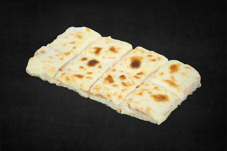 Рисовая пицца с лососем