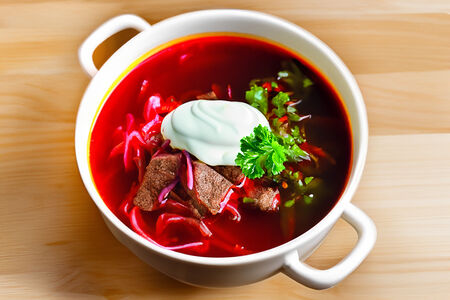 Борщ на мангале