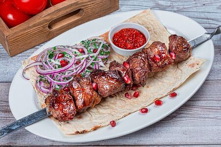 Шашлык из бараньей мякоти