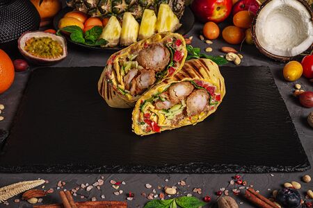 Буррито с креветкой