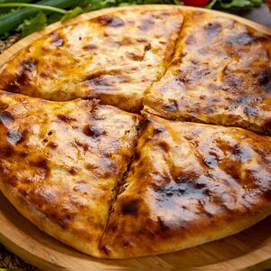 Лобиани с фасолью