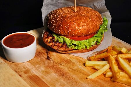 Бургер с говядиной