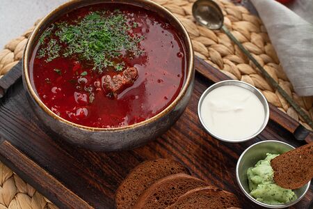 Борщ с говядиной