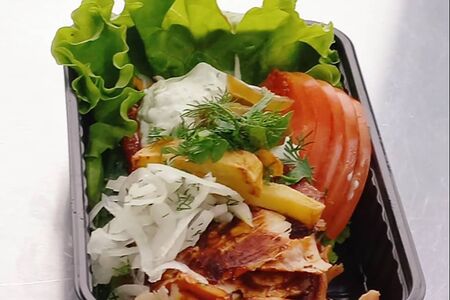 Шаурма в тарелке