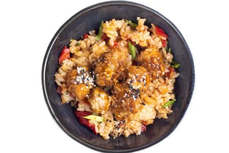 Рис с курицей