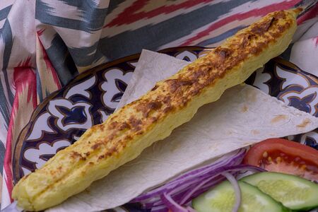 Люля-кебаб из картофеля