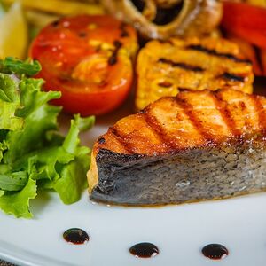 Лосось в сливочном соусе