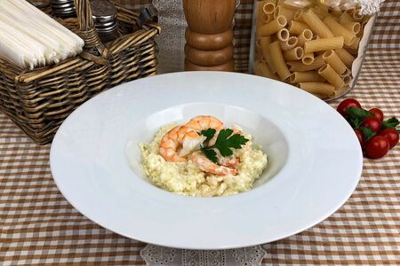Ризотто с креветками