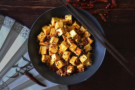 Мапо тофу по-сычуаньски