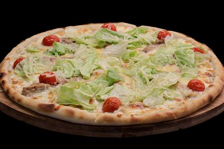 Пицца Цезарь с курочкой