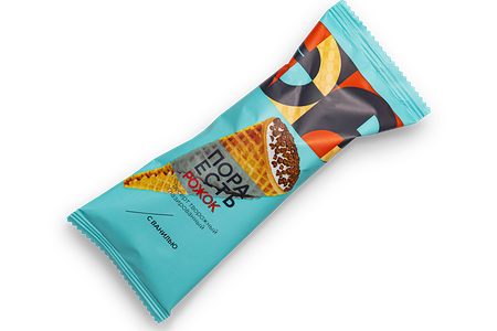 Сырок Пора есть рожок с ванилью