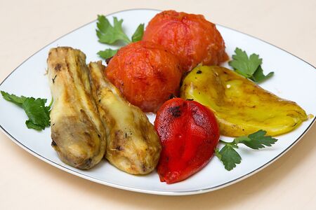 Овощи на углях