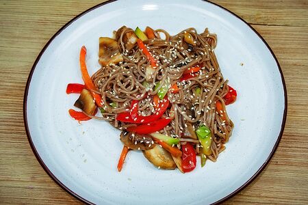 Соба с овощами