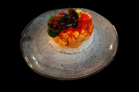 Поке с лососем