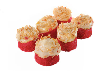 Запеченный с гребешком