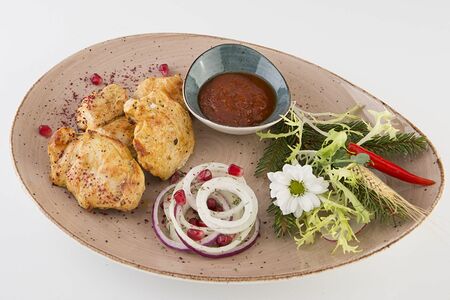 Шашлык из куриного филе