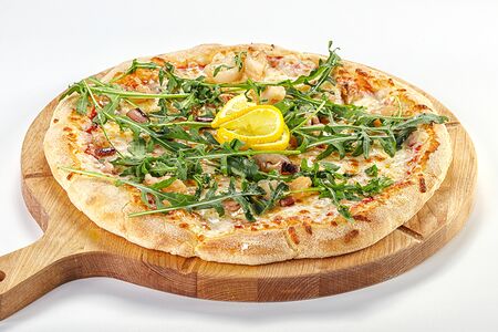Пицца с морепродуктами