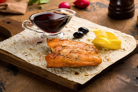 Стейк из семги