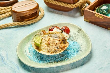 Запеченный гребешок