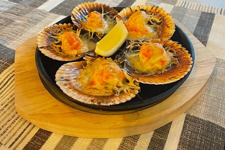 Гребешок в соусе спайси