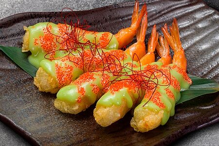 Креветки Васаби