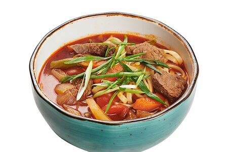 Лагман с говядиной