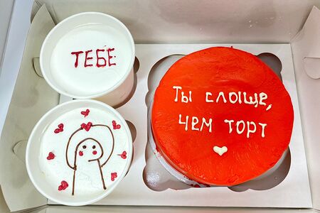 Бенто-торт и торт в стаканчиках