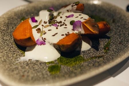 Батат с греческим йогуртом