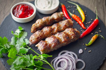 Люля-кебаб из свинины