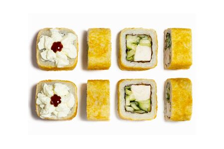 Жареный ролл Чиз с курицей