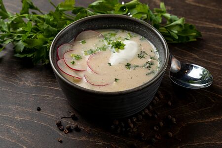 Окрошка на квасе