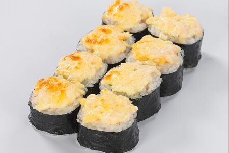 Ролл запеченный с гребешком