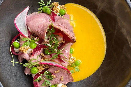 Телятина копченая