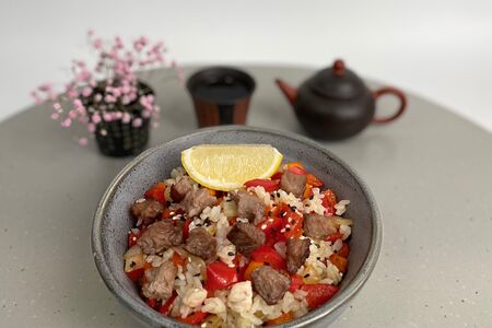 Рис с говядиной