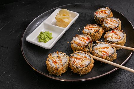 Ролл цезарь с цыпленком