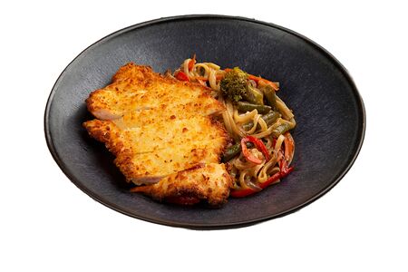 Лапша вок с хрустящей свининой