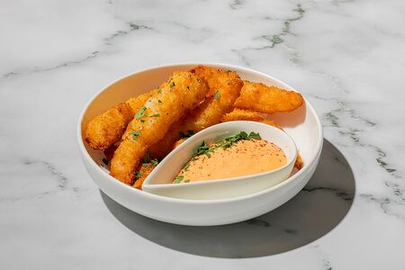 Креветки с острым соусом