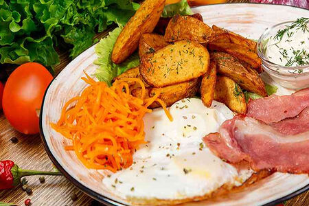 Сытная тарелка