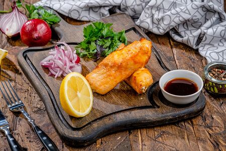 Шашлык из семги