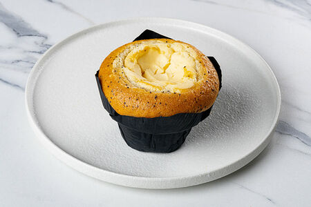 Лимонный маффин с маком