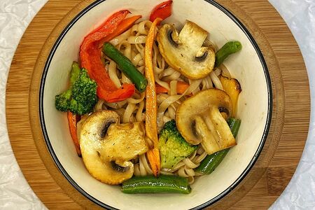 Удон с овощами