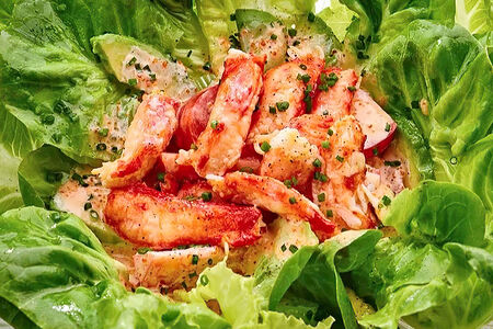 Салат с Камчатским крабом