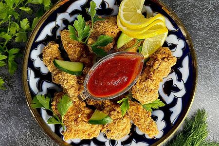 Крылья куриные в остром соусе